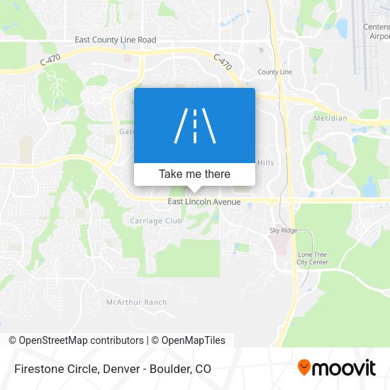 Firestone Circle map