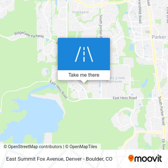 Mapa de East Summit Fox Avenue