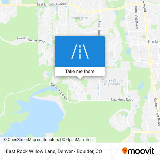 East Rock Willow Lane map