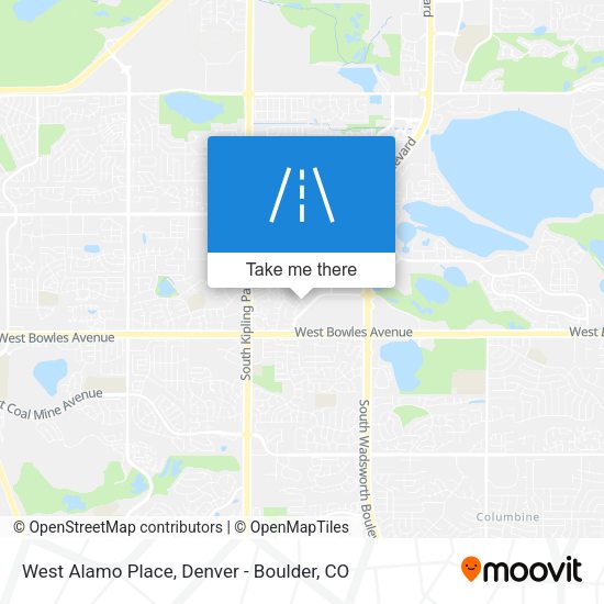 West Alamo Place map