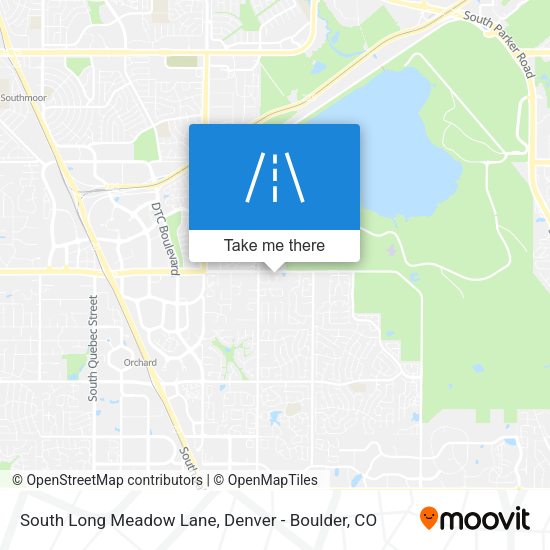 South Long Meadow Lane map