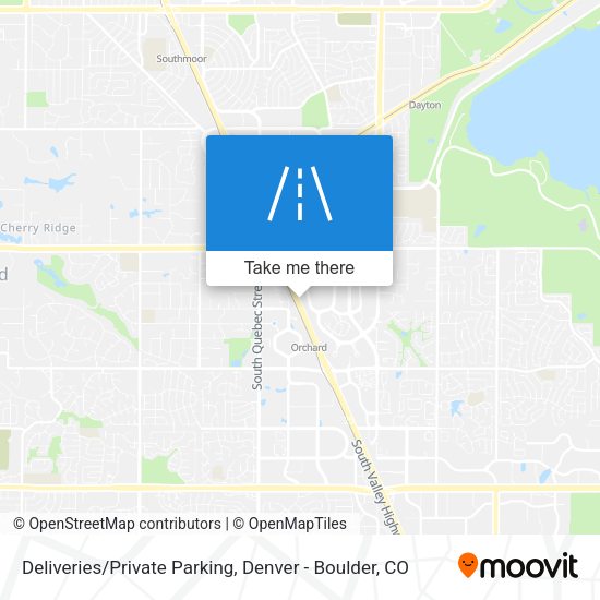 Mapa de Deliveries/Private Parking
