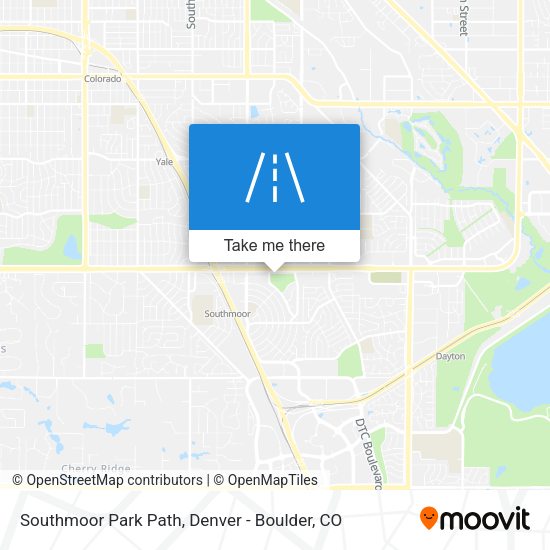 Mapa de Southmoor Park Path