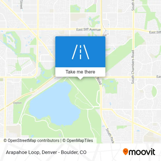 Arapahoe Loop map