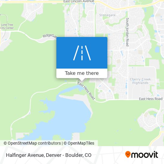 Halfinger Avenue map