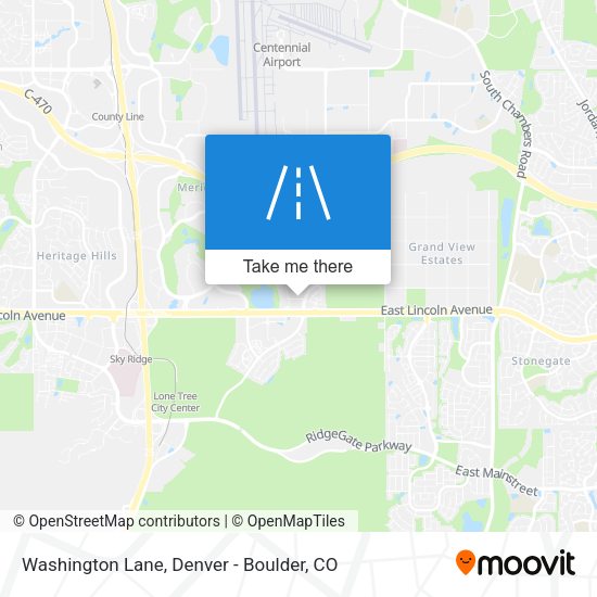 Washington Lane map