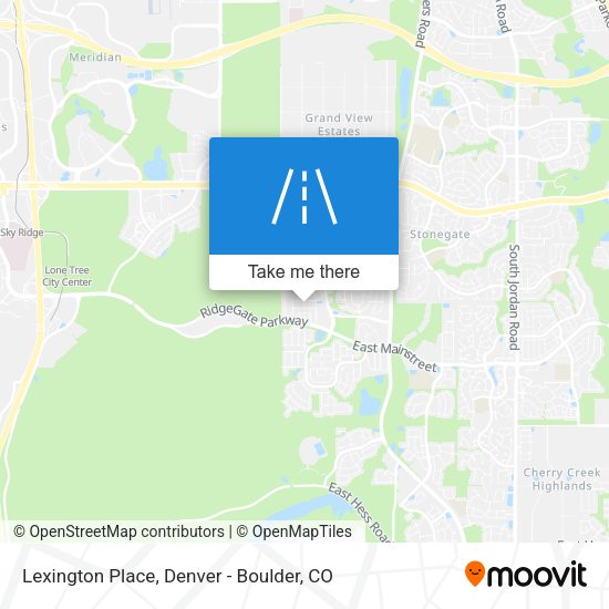Lexington Place map
