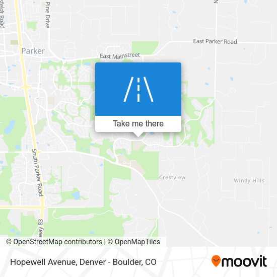 Hopewell Avenue map