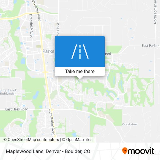 Maplewood Lane map