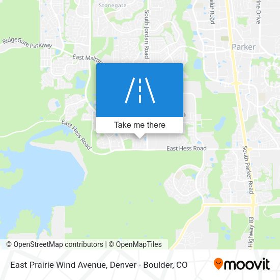 East Prairie Wind Avenue map