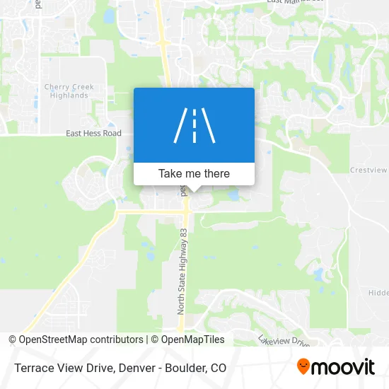 Terrace View Drive map