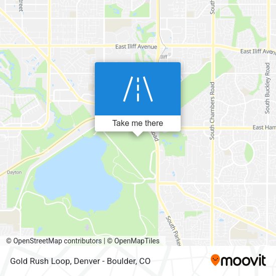 Gold Rush Loop map