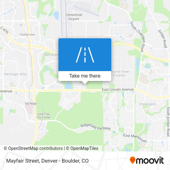 Mayfair Street map