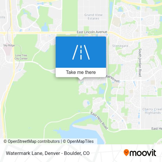 Mapa de Watermark Lane