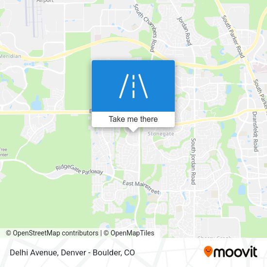 Mapa de Delhi Avenue
