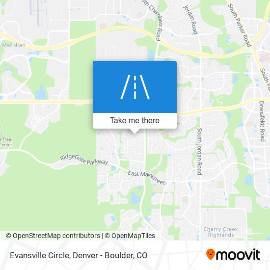 Evansville Circle map