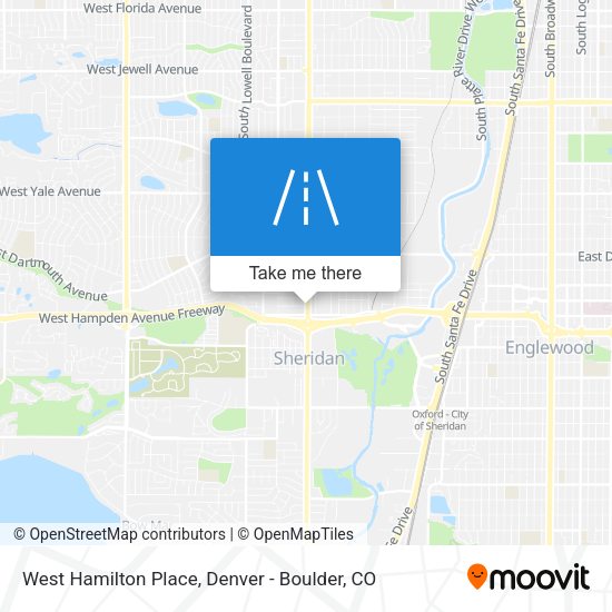 Mapa de West Hamilton Place