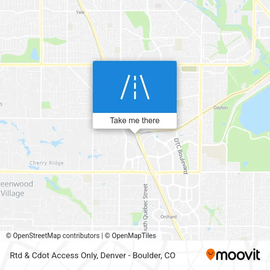 Rtd & Cdot Access Only map