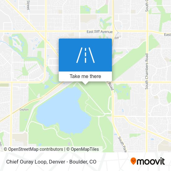 Chief Ouray Loop map