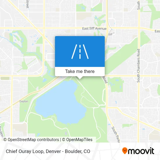 Chief Ouray Loop map
