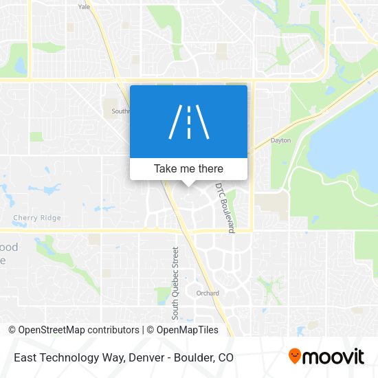 East Technology Way map