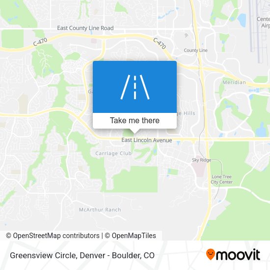 Greensview Circle map