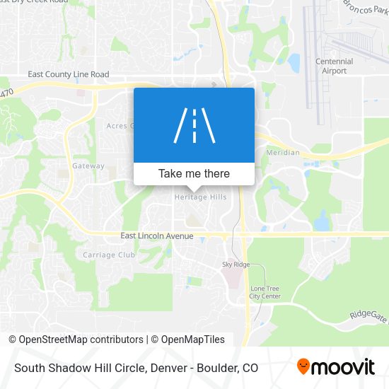 South Shadow Hill Circle map