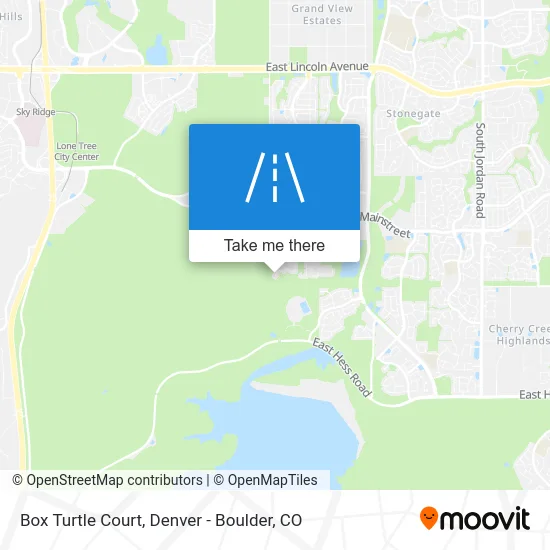 Box Turtle Court map