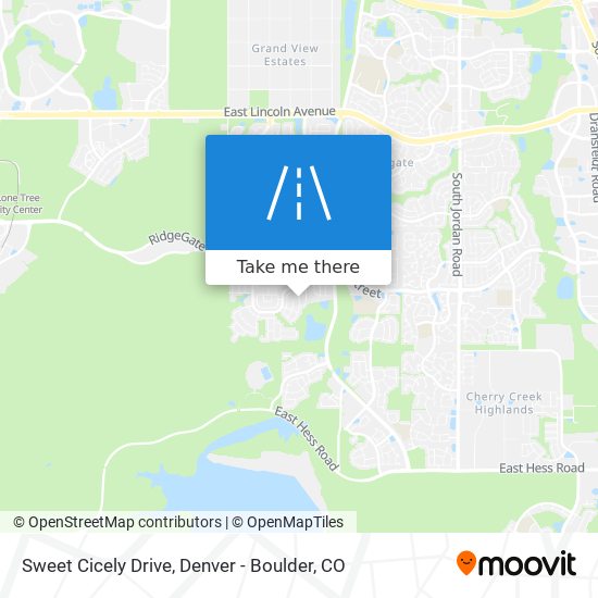 Sweet Cicely Drive map