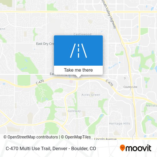 Mapa de C-470 Multi Use Trail