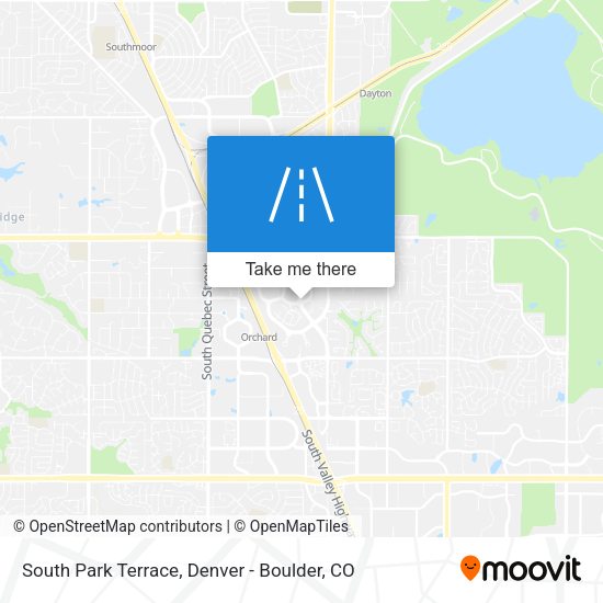 South Park Terrace map