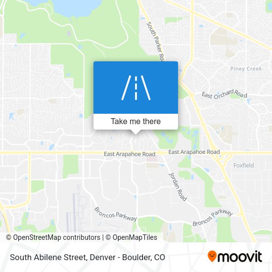 South Abilene Street map