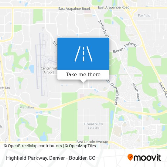 Mapa de Highfield Parkway