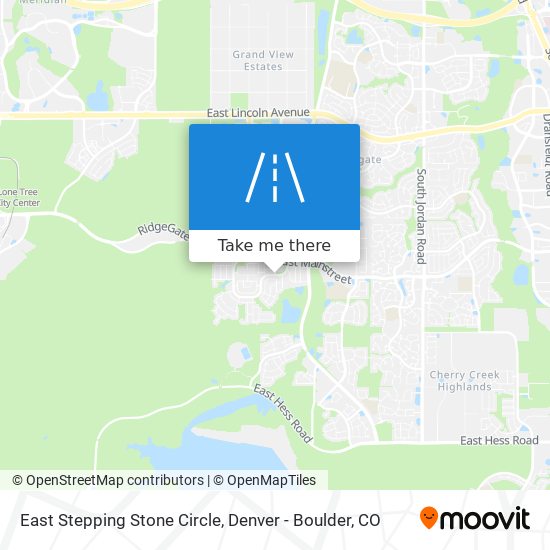 East Stepping Stone Circle map