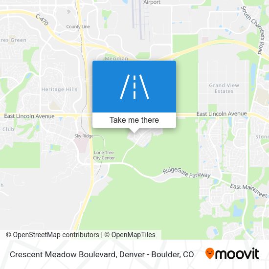 Crescent Meadow Boulevard map
