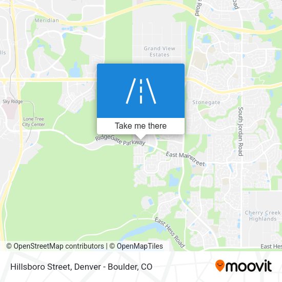 Mapa de Hillsboro Street
