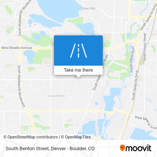 South Benton Street map