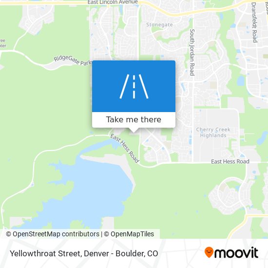Mapa de Yellowthroat Street