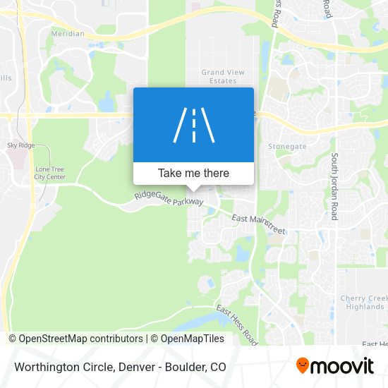 Worthington Circle map