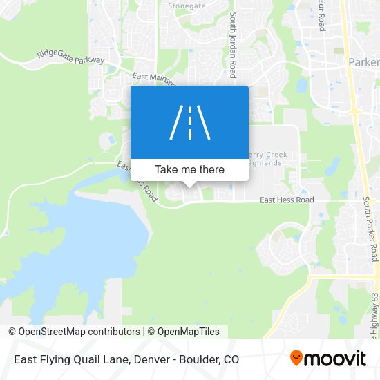 East Flying Quail Lane map