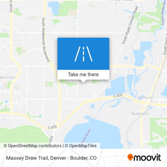 Massey Draw Trail map