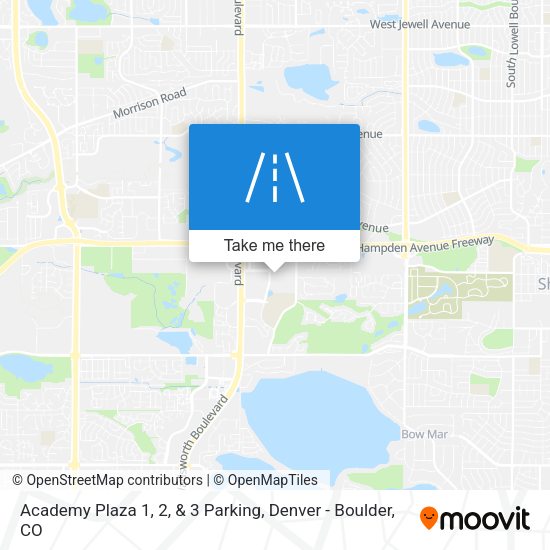 Academy Plaza 1, 2, & 3 Parking map