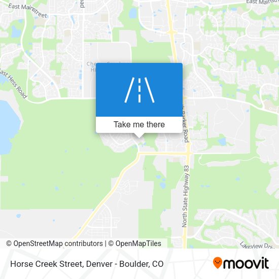Horse Creek Street map