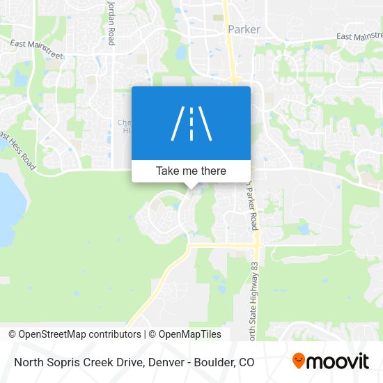 North Sopris Creek Drive map