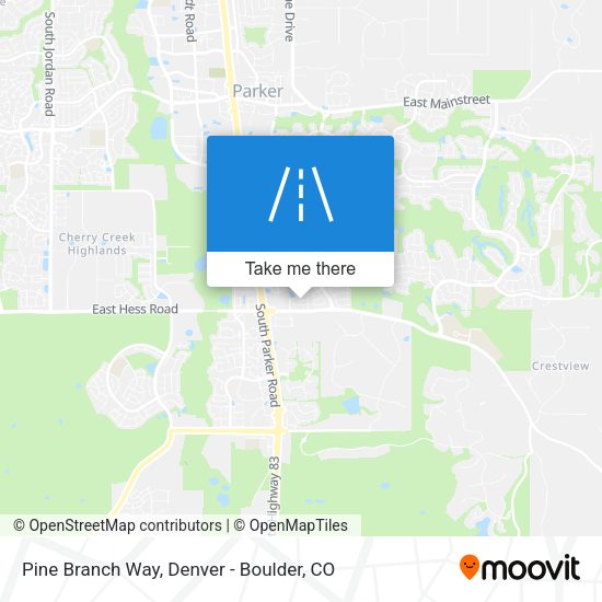Pine Branch Way map