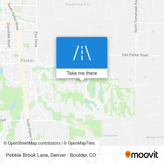 Mapa de Pebble Brook Lane