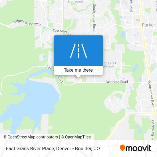 East Grass River Place map