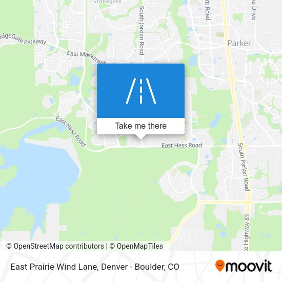 East Prairie Wind Lane map
