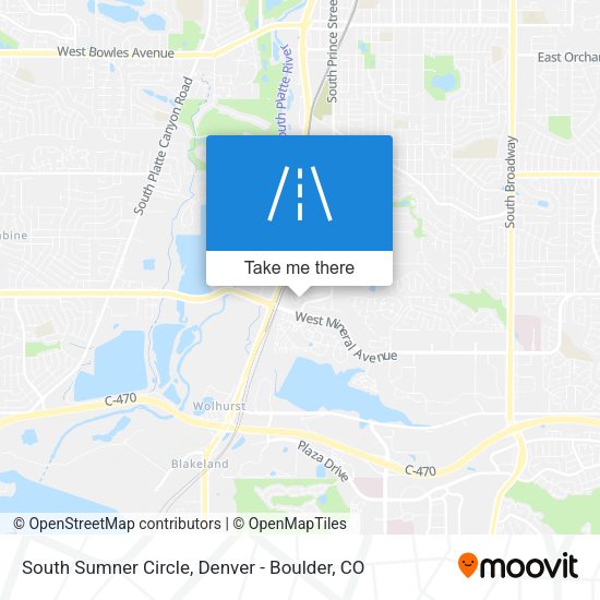 South Sumner Circle map