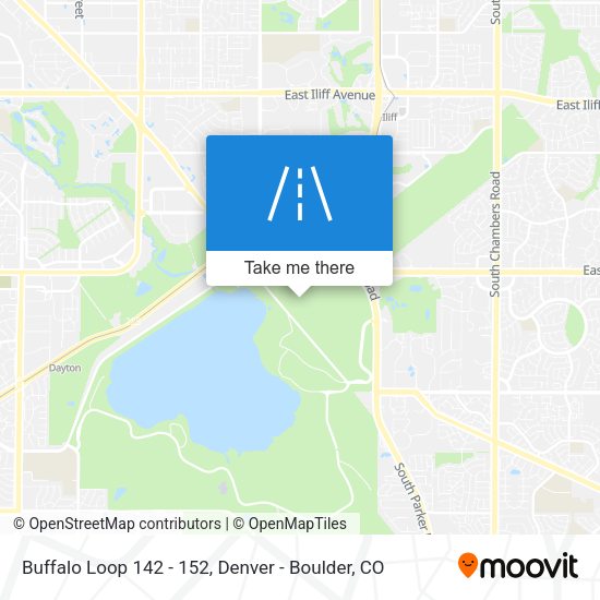 Mapa de Buffalo Loop 142 - 152